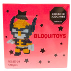 Конструктор 3D Blocks Beixi Супергерой, кор. 9*9*9см, 560 дет ZK-24