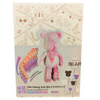 Конструктор паперовий 3D Jigsaw puzzle, упак. 25,5*18*3см Ведмедик біло-рожевий ZX-155