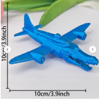 Іграшка пластик 3Д-принт Italian Brainrot Бомбардіро Крокоділо райдужний 6см асорті 1253