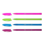 Кулькова ручка ZiBi ZB.2262-01 Smile пише синім, асорті