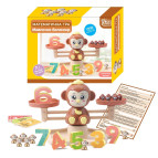 Гра развиваюча 4FUN Game Club Математична, Балансир Мавпочка (укр) 54391