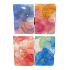 Блокнот А6 112арк Лидер 8500-5 з магнітним клапаном Мармуровий