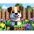 Папка-портфель 26*32см Josef Otten пластик на блискавці 2025-11S Puppy