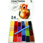 Пластилін 24кол 7С 192гр 7С32401