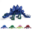 Іграшка пластик 3Д-принт Скелет Динозавр Гігант райдужний 25см , асорті 1425-6