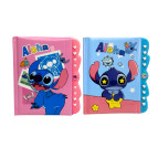 Блокнот з замком А6 50арк Лидер Стіч кодовий замок 64K-C-0290