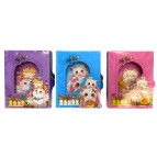 Блокнот с замком 13*16,5 50арк Лидер в карт кор ТВП Киці 64K-В-0359