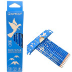 Олівець простий Acmeliae HB трикутний For Peace ! Поштучно ! 43797