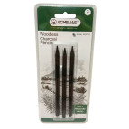 Олівець вугільний Acmeliae набір 3шт Soft Medium Hard у блістері WCP-03