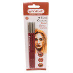 Олівець вугільний Acmeliae набір 3шт сієна у блістері TCP-02