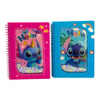 Блокнот на спіралі А5 60арк. Лидер сипучі кульки Стіч, асорті №32К-104