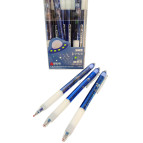 Гелева ручка Пиши-стирай Aodemei 0,5мм Space, автомат пише синім GP-33161 кульковий накінечник