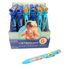Кулькова ручка 6-ти кольорова Aodemei Astronaut мікс ADM-15319