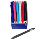 Кулькова ручка Vinson Connect S1 автомат. пише синім 0,7мм корпус асорті