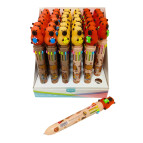 Кулькова ручка з насадкою 10-ти кольорова Капібара мікс 8108-CB