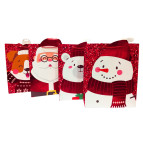 Пакет подарунковий паперовий 26*32*10см ООПТ Новорічний Q3327-M