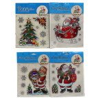Наліпки для вікон 19*25см Новорічні 3D, в асортименті SD1-00*/6527-P3-17