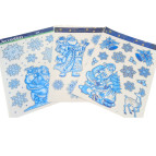 Наліпки для вікон 29*41см Новорічні, в асортименті 6526_108