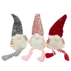 Іграшка м'яка Гном h-30см зі світлом, довги ноги, асорті 621-02