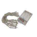 Гирлянда LED-40 5м на 3-х бат. світить Білим №6384-5