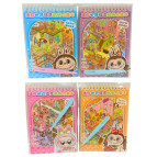 Румбокс 3D наліпки в блокноті 8 листів 8в1 19*13см 3D Rooms Лабубу, асорті CS-010-ла