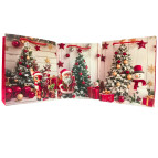 Пакет подарунковий паперовий 18*23*10см Новорічний 211-24-S