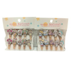 Прищіпки міні деревяні Лидер Набір 10шт 3,5см 539-8 Лабубу