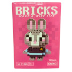 Конструктор 3D Blocks Bricks DMXC Мультяшки, кор. 11,5*8*4см, 143 дет С-1028