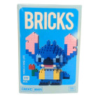 Конструктор 3D Blocks Bricks Стіч, кор. 11,2*7,7*4см, 222 дет X-5025
