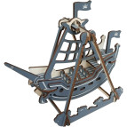 Модель 3D дерев'янна сборна WoodCraft XA-G031H Фрегат гойдалка 14,5*8*13,6см