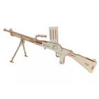 Модель 3D дерев'янна сборна WoodCraft XC-G012H Кулемет 59,5*13,8*21см