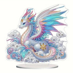 Алмазна мозаїка на підставці 20*24см Никитошка №005 Дракон