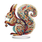 Алмазна мозаїка на підставці 20*24см Никитошка №233 Кольорова Білка