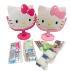Дзеркало дитяче 19*21см прикрась стразами, Кітті Hello Kitty, асорті 15175/15176/15710