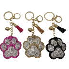 Брелок м'який Стрази Лапка 7см №135-17