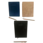 Блокнот А5 100арк Оопт 163-25 інтегральний з ручкою, асорті