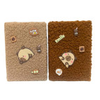 Блокнот Пухнастий Капібара А5 80арк Оопт хутро (мех) каракуль асорті CT-1KP