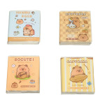 Блокнот 8,8*9,7см 144арк Капібара, асорті 160K180-16013