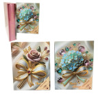 Фотоальбом 10*15 100 фото (размер 21*26см) Золотий букетик №5604