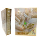 Фотоальбом 10*15 200 фото (размер 21*26,5см) Золота гілочка №9840