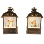 Сувенір Новорічний ліхтарик LED + гель 13,5*8*4,5см №ZF-092-AU 3D Хлопчик, Сніговик, асорті