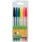 Кулькові ручки ZiBi набір 6шт ZB.2011