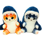 Іграшка м'яка Лидер Кошеня в костюмі акули h-22см №309-5