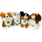 Іграшка м'яка Лидер Песик блискучі очі (пухнастий) h-22см, асорті 1170-24-К