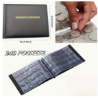 Альбом для монет кляссер 20*15см на 240 карманів ПВХ обкладинка 4790