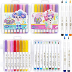 Маркер акриловий Acrylic Marker набір 18шт Mouse ZS-257-18 у пластиковому футлярі