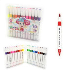 Маркер двустор. SketchMarker Zishu для паперу набір 24шт круглі Mouse ZS-260-24 пласт. бокс