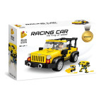 Конструктор 3D Blocks Brick Panlos 3в1 Racing car, кор. 28,5*21*5,5см, 242 дет. 661001D