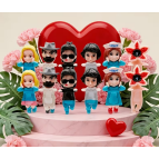 Іграшка фігурка Stranger Things 7см Дивні дива, наліпка на смартфон, упаковка - сюрприз 512-07