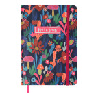 Блокнот А5 96арк Buromax на гумці Flora кл. BM.255118-**